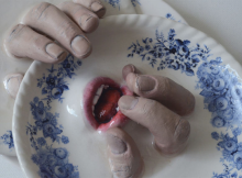 Mouths and Fingers and Ceramic Dinnerware