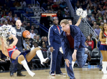 Why Will Ferrell hit an NBA cheerleader in the face with a basketball