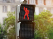 The traffic light that has pedestrians dancing while they wait to cross