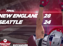 Madden 15 predicted the outcome of Super Bowl XLIX